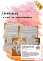 Vorschau - Spiele - Leserallye- Wir helfen dem Osterhasen! 2./3. Klasse - Deckblatt