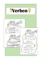 Vorschau - Merkblätter - Verben - Deckblatt