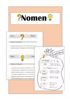 Vorschau - Arbeitsblätter - Nomen - Deckblatt