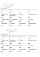 Vorschau - Spiele - Bingo Spiel - Let's play BINGO / Warm up game / Klasse 8 - 12 - Deckblatt