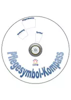 Vorschau - Mal- und Bastelvorlagen - Pflegesymbol-Kompass - Bastelvorlage - Seite 1