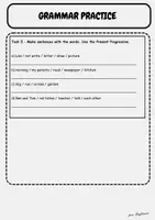 Vorschau - Stationenlernen - Present Progressive – Grammar and Practice for Grades 5–6, Klasse 5-6 - Seite 3
