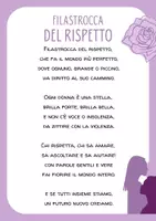 anteprima - Altro tipo di materiale - Filastrocca del rispetto con attività per il 25 novembre - Pagina 1