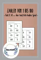 Vorschau - Spiele - DaFZ - Zahlen - Ich habe / Wer hat? - Deckblatt
