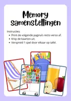 Voorbeeld - Memory samenstellingen - Voorblad