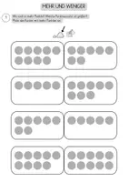 Vorschau - Arbeitsblätter - Größer kleiner gleich. Arbeitsheft Mengen vergleichen im Zahlenraum 10 - Seite 3