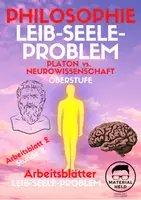 Vorschau - Arbeitsblätter - Leib-Seele-Problem bei Platon + Neurowissenschaft (LSP AB 2) - Deckblatt