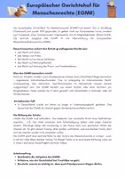 Vorschau - Arbeitsblätter - Europäischer Gerichtshof für Menschenrechte (EGMR) / Arbeitsblatt – Politik / Sozialkunde ab Klasse 9 - Deckblatt