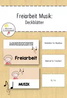Vorschau - Bildkarten - Musikkiste Deckblatt Freiabeit Kl 1-4 - Deckblatt