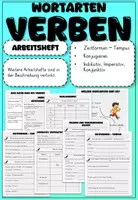 Vorschau - Stundenentwürfe - Arbeitsheft Verben Wortarten - Deckblatt