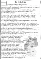 Vorschau - Arbeitsblätter - Bundesländer Leseweg, Deutschland Sachtext, Leseförderung Sachunterricht, Leseverständnis, Lesetraining, Lesekompetenz - Seite 3