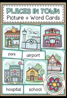 Vorschau - Arbeitsblätter - PLACES IN TOWN - Materialpaket - Seite 1