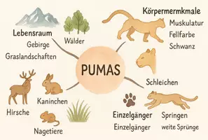 Vorschau - Arbeitsblätter - Arbeitsblatt "Puma" + Onlineübung & MP3 + Mindmap + Infografik - Seite 3