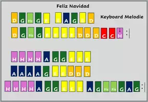Vorschau - Bildkarten - Feliz Navidad- Klassenmusizieren - Seite 1