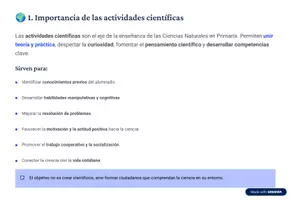 Vista previa - Unidades / Secuencias / Situaciones de Aprendizaje - TEMA-4-ACTIVIDADES-CIENTIFICAS. - página 1