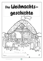 Vorschau - Arbeitsblätter - Materialpaket Weihnachtsgeschichte 2. Klasse Weihnachten Lerntheke Arbeitsheft Freiarbeitsmaterial Ethik Religion Xmas - Seite 2