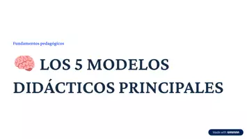 Vista previa - Unidades / Secuencias / Situaciones de Aprendizaje - TEMA-6-LOS-CINCO-MODELOS-DIDACTICOS-EN-CIENCIAS-NATURALES. - página 1