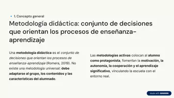 Vista previa - Unidades / Secuencias / Situaciones de Aprendizaje - TEMA-7-METODOLOGIAS-DIDACTICAS-EN-CIENCIAS-NATURALES. - página 1