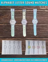 Vorschau - Spiele - Alphabet Letter Sound Watches - Englisch Alphabet Craft - Deckblatt