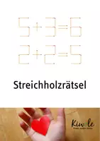 Vorschau - Arbeitsblätter - Streichholzrätsel – Addition und Subtraktion ZR10 - Deckblatt