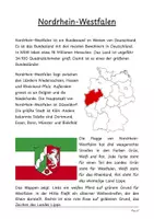 Vorschau - Arbeitsblätter - Bundesland Nordrhein-Westfalen - Seite 1