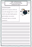Vorschau - Arbeitsblätter - Groß- und Kleinschreibung Hunde im Winter Deutsch 3. Klasse - Seite 3