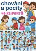 Náhled - chování a pocity klipartů pro výuku společenského chování a emocí ve škole clipart - krycí list