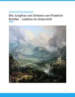 Vorschau - Unterrichtsreihen - Die Jungfrau von Orleans von Friedrich Schiller - Unterrichtsmaterial - Deckblatt