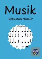 Vorschau - Arbeitsblätter - Mitklopfsatz "Golden" - Deckblatt