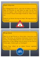 Vorschau - Aufgabenkarten - Abschreibkartei – Sicher zur Schule | Verkehrserziehung Klasse 3/4 - Seite 3