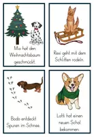 Vorschau - Arbeitsblätter - Schreibspaziergang Hunde im Winter Deutsch 2. Klasse - Seite 2