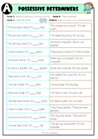 Vorschau - Arbeitsblätter - Possessive Determiners - Tandem Activity - Seite 2