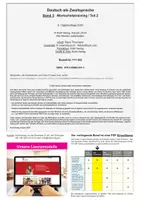 Vorschau - Arbeitsblätter - Deutsch als Zweitsprache Vorbereitungsklassen Band 3 | DaZ Wortschatz, Tiere, Uhrzeit, Hobbys, Körper, Stadt, Grundwortschatz, Satzbildung | Deutsch DaZ Grundschule Sekundarstufe Klasse 3-13 Lösungen - Seite 1