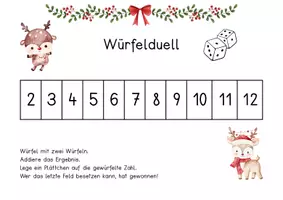 Vorschau - Spiele - Würfelduell Zahlzerlegung ZR10 und ZR20 - Seite 1