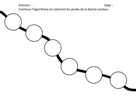 Aperçu - Feuilles d'exercices - Algorithmes Cycle 1 - Page de couverture