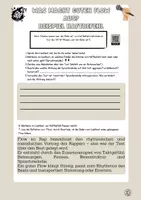 Vorschau - Arbeitsblätter - Haftbefehl Musikalische Analyse Flow Sprachmelodie - Deckblatt