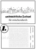 Vorschau - Spiele - Suchsel / Wortgitter Weihnachten - Seite 1