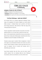 Vorschau - Arbeitsblätter - Fehlertexte zur Rechtschreibung, dreifach differenziert, TikTok, YouTube & KI - Seite 3
