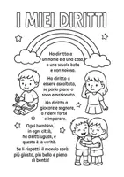 anteprima - Flashcard - Giornata Mondiale dei Diritti dei Bambini: Disegni, Poesia e Spiegazione! - Pagina 3
