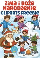 zapowiedź - Zima i Boże Narodzenie darmowe ilustracje clipart - obwoluta