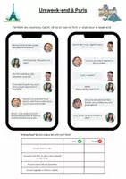 Vorschau - Arbeitsblätter - Le futur composé - Un weekend à Paris - Deckblatt