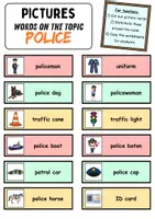Vorschau - Unterrichtsreihen - Laufdiktat / Running dictation: Polizei / Police - Englisch - Seite 1