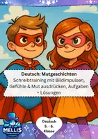Vorschau - Arbeitsblätter - Mutgeschichten Klasse 5-6 mit Bildimpulsen - Deckblatt