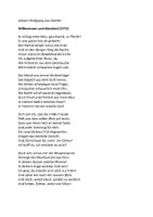 Vorschau - Klassenarbeiten - Klassenarbeit Deutsch Liebeslyrik Gedichtinterpretation (2) - Seite 1