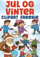 forhåndsvisning - Jul og vinter gratis cliparts - omslagsark
