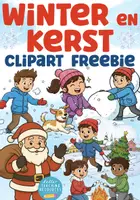 Voorbeeld - Winter en Kerst gratis cliparts - Voorblad