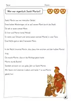 Vorschau - Arbeitsblätter - Ethik - Wer war eigentlich Sankt Martin 1 - 2 - Seite 1
