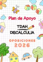 Vista previa - Unidades / Secuencias / Situaciones de Aprendizaje - OPOSICIONES 2026 / PLAN DE APOYO PT - TDAH/DISCALCULIA - Portada