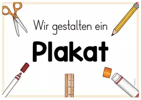 Vorschau - Präsentationen/Tafelbilder - Plakat gestalten: Tafelmaterial - Seite 3