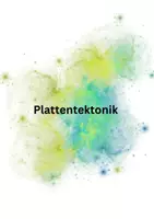 Vorschau - Arbeitsblätter - Plattentektonik 5-6 Klasse - Deckblatt